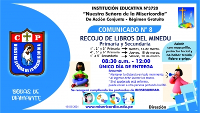 Recojo de libros MINEDU