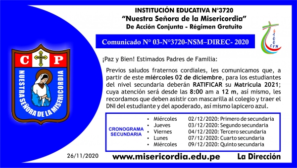 COMUNICADO 3
