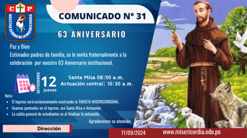 63 Aniversario